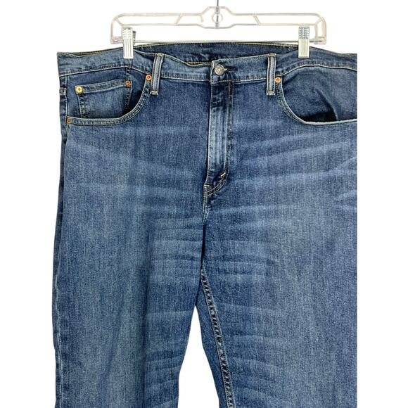 Mens Levi Strauss Blue Medium Wash Straight Leg 559 Jeans Pants Size W38 L34 - Picture 2 of 10
